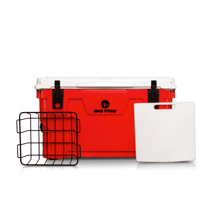 45 qt Red & White Badlands Cooler