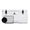70 qt White Badlands Cooler with Wheels