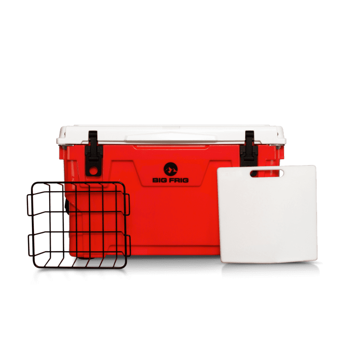 45 qt Red & White Badlands Cooler